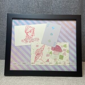 Dior Joy 3 of Spades Playing Card & Watercolor Art